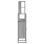Set de muebles de baño 4 pzas madera contrachapada gris sonoma by vidaXL, Bathroom furniture - Ref: Foro24-3214828, Price: 23...