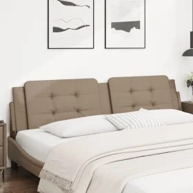 Gepolstertes Bettkopfteil aus Cappuccino-Kunstleder, 200 cm von vidaXL, Kopf- und Fußteile - Ref: Foro24-374887, Preis: 49,66...