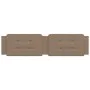 Cappuccino synthetic leather padded bed headboard 200 cm by vidaXL, Headboards and footboards - Ref: Foro24-374887, Price: 50...