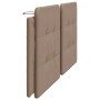 Gepolstertes Bettkopfteil aus Cappuccino-Kunstleder, 200 cm von vidaXL, Kopf- und Fußteile - Ref: Foro24-374887, Preis: 51,64...