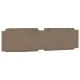 Cappuccino synthetic leather padded bed headboard 200 cm by vidaXL, Headboards and footboards - Ref: Foro24-374887, Price: 50...
