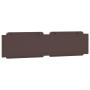 Brown synthetic leather padded bed headboard 200 cm by vidaXL, Headboards and footboards - Ref: Foro24-374885, Price: 51,64 €...