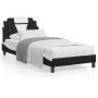 Bett mit schwarz-weißer Kunstledermatratze 80x200 cm von vidaXL, Betten und Lattenroste - Ref: Foro24-3208759, Preis: 258,13 ...