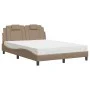 Bett mit Cappuccino-Kunstledermatratze 120x200 cm von vidaXL, Betten und Lattenroste - Ref: Foro24-3208786, Preis: 385,88 €, ...