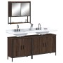 Badezimmermöbel-Set, 3-teilig, aus Sperrholz in brauner Eiche. von vidaXL, Badezimmermöbel - Ref: Foro24-3214674, Preis: 165,...