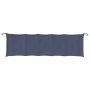 Gartenbankkissen, 2 Stück, aus marineblauem Oxford-Stoff, 180x50x7 cm. von vidaXL, Kissen für Stühle und Sofas - Ref: Foro24-...