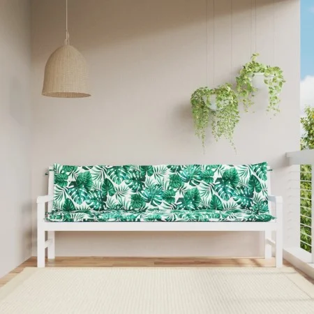 Gartenbankkissen 2 Stück aus marineblauem Oxford-Stoff 200x50x7 cm. von vidaXL, Kissen für Stühle und Sofas - Ref: Foro24-379...