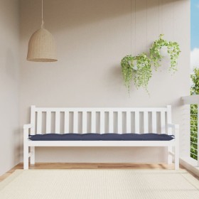 Kissen für Gartenbank aus marineblauem Oxford-Stoff 200x50x7 cm. von vidaXL, Kissen für Stühle und Sofas - Ref: Foro24-379022...