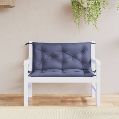 Cojines banco jardín 2 uds tela Oxford azul marino 100x50x7 cm by vidaXL, Cushions for chairs and sofas - Ref: Foro24-379043,...