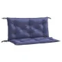 Cojines banco jardín 2 uds tela Oxford azul marino 100x50x7 cm de vidaXL, Cojines para sillas y sofás - Ref: Foro24-379043, P...