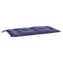Cojines banco jardín 2 uds tela Oxford azul marino 100x50x7 cm de vidaXL, Cojines para sillas y sofás - Ref: Foro24-379043, P...