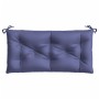 Gartenbankkissen, 2 Stück, aus marineblauem Oxford-Stoff, 100x50x7 cm. von vidaXL, Kissen für Stühle und Sofas - Ref: Foro24-...