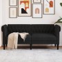 Zweiplätziges Chesterfield-Sofa aus schwarzem Stoff. von vidaXL, Sofas - Ref: Foro24-372549, Preis: 293,95 €, Rabatt: %