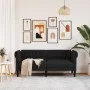 Zweiplätziges Chesterfield-Sofa aus schwarzem Stoff. von vidaXL, Sofas - Ref: Foro24-372549, Preis: 272,26 €, Rabatt: %