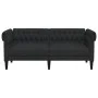 Zweiplätziges Chesterfield-Sofa aus schwarzem Stoff. von vidaXL, Sofas - Ref: Foro24-372549, Preis: 272,26 €, Rabatt: %