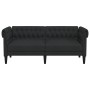 Zweiplätziges Chesterfield-Sofa aus schwarzem Stoff. von vidaXL, Sofas - Ref: Foro24-372549, Preis: 293,95 €, Rabatt: %