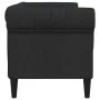 Zweiplätziges Chesterfield-Sofa aus schwarzem Stoff. von vidaXL, Sofas - Ref: Foro24-372549, Preis: 272,26 €, Rabatt: %
