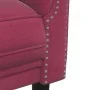 Sofá de 3 plazas terciopelo rojo tinto by vidaXL, Sofas - Ref: Foro24-372589, Price: 270,29 €, Discount: %
