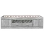 Tumbona con cajones madera ingeniería gris Sonoma 100x200 cm de vidaXL, Camas y somieres - Ref: Foro24-3280242, Precio: 190,8...