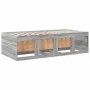 Tumbona con cajones madera ingeniería gris Sonoma 100x200 cm de vidaXL, Camas y somieres - Ref: Foro24-3280242, Precio: 190,8...