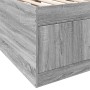 Tumbona con cajones madera ingeniería gris Sonoma 100x200 cm de vidaXL, Camas y somieres - Ref: Foro24-3280242, Precio: 193,4...