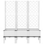 Blumenkasten mit weißem PP-Gitter 120x40x142 cm von vidaXL, Töpfe und Pflanzgefäße - Ref: Foro24-367929, Preis: 98,91 €, Raba...