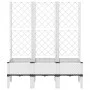 Jardinera con enrejado PP blanco 120x40x142 cm by vidaXL, Pots and planters - Ref: Foro24-367929, Price: 97,45 €, Discount: %