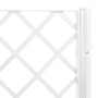 Blumenkasten mit weißem PP-Gitter 120x40x142 cm von vidaXL, Töpfe und Pflanzgefäße - Ref: Foro24-367929, Preis: 98,91 €, Raba...