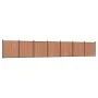 Braunes WPC-Zaunpaneel 1218x186 cm von vidaXL, Zaunpaneele - Ref: Foro24-3282804, Preis: 2,00 €, Rabatt: %