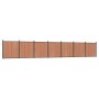 Panel de valla WPC marrón 1218x186 cm by vidaXL, fence panels - Ref: Foro24-3282804, Price: 2,00 €, Discount: %