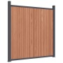 Braunes WPC-Zaunpaneel 1218x186 cm von vidaXL, Zaunpaneele - Ref: Foro24-3282804, Preis: 2,00 €, Rabatt: %