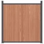 Braunes WPC-Zaunpaneel 1218x186 cm von vidaXL, Zaunpaneele - Ref: Foro24-3282804, Preis: 2,00 €, Rabatt: %