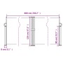 Toldo lateral retráctil rojo 120x600 cm by vidaXL, Umbrellas - Ref: Foro24-4004597, Price: 106,27 €, Discount: %