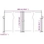 Toldo lateral retráctil azul 140x600 cm by vidaXL, Umbrellas - Ref: Foro24-4004611, Price: 119,78 €, Discount: %