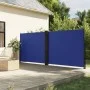 Toldo lateral retráctil azul 160x600 cm by vidaXL, Umbrellas - Ref: Foro24-4004626, Price: 128,18 €, Discount: %
