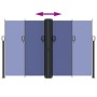 Toldo lateral retráctil azul 160x600 cm by vidaXL, Umbrellas - Ref: Foro24-4004626, Price: 130,44 €, Discount: %