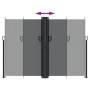 Toldo lateral retráctil negro 180x600 cm by vidaXL, Umbrellas - Ref: Foro24-4004639, Price: 147,45 €, Discount: %