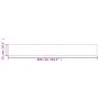 Pantalla de balcón 100% poliéster Oxford gris claro 75x600 cm de vidaXL, Sombrillas - Ref: Foro24-4000003, Precio: 25,54 €, D...