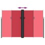 Toldo lateral retráctil rojo 220x600 cm by vidaXL, Umbrellas - Ref: Foro24-4004672, Price: 139,30 €, Discount: %