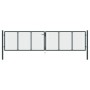 Gartentor aus verzinktem Stahlgeflecht, grau, 400x150 cm. von vidaXL, Gartentore - Ref: Foro24-145777, Preis: 395,69 €, Rabat...