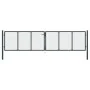 Gartentor aus verzinktem Stahlgeflecht, grau, 400x150 cm. von vidaXL, Gartentore - Ref: Foro24-145777, Preis: 396,08 €, Rabat...