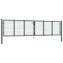 Gartentor aus verzinktem Stahlgeflecht, grau, 400x150 cm. von vidaXL, Gartentore - Ref: Foro24-145777, Preis: 395,69 €, Rabat...