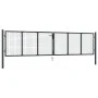 Gartentor aus verzinktem Stahlgeflecht, grau, 400x150 cm. von vidaXL, Gartentore - Ref: Foro24-145777, Preis: 396,08 €, Rabat...
