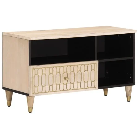 Mueble de TV madera maciza de mango 80x33x46 cm by vidaXL, TV Furniture - Ref: Foro24-358265, Price: 56,05 €, Discount: %