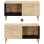 Mesa de centro de madera maciza de mango 80x50x40 cm by vidaXL, Coffee table - Ref: Foro24-358252, Price: 65,62 €, Discount: %
