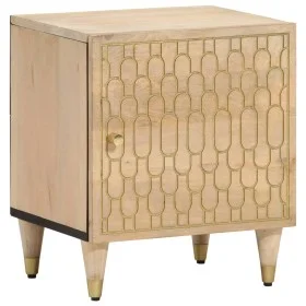Mesita de noche de madera maciza de mango 40x33x46 cm by vidaXL, Nightstands - Ref: Foro24-358244, Price: 48,92 €, Discount: %