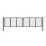 Gartentor aus verzinktem Stahlgeflecht, grau, 400x150 cm. von vidaXL, Gartentore - Ref: Foro24-145777, Preis: 396,08 €, Rabat...