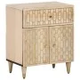 Mesita de noche madera maciza de mango 50x33x60 cm de vidaXL, Mesitas de noche - Ref: Foro24-358259, Precio: 90,06 €, Descuen...
