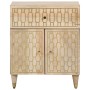 Mesita de noche madera maciza de mango 50x33x60 cm de vidaXL, Mesitas de noche - Ref: Foro24-358259, Precio: 91,43 €, Descuen...