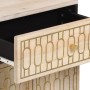 Mesita de noche madera maciza de mango 50x33x60 cm de vidaXL, Mesitas de noche - Ref: Foro24-358259, Precio: 91,43 €, Descuen...